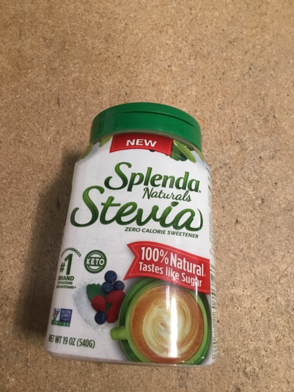 Photo 2 of ***non-refundable***
best by 5/25
SPLENDA Naturals Stevia Zero Calorie Sweetener (19 Ounce Jar)
