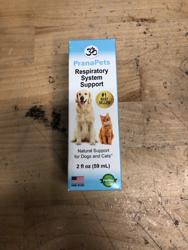 Photo 2 of ** NO EXP PRINTED **    ** NON-REFUNDABLE **   ** SOLD AS IS **
Respiratory Support Formula by Prana Pets Naturally Promotes Optimal Respiratory Function in Dogs and Cats
