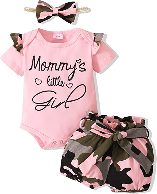 Photo 1 of Newborn Baby Girl Clothes Romper Short Sets Floral Summer Outfits Cotton Infant Clothing Girls Baby Clothes
SIZE: 3-6 MONTH