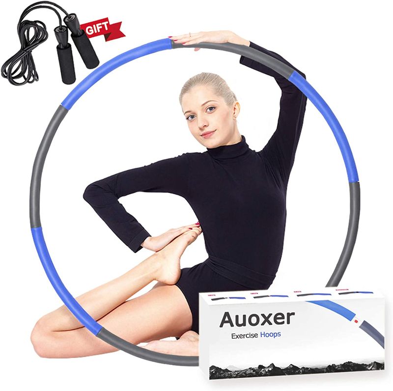 Photo 1 of ** SETS OF 2 **
Auoxer Fitness Exercise Weighted hoops, Lose Weight Fast by Fun Way to Workout, Fat Burning Healthy Model Sports Life, Detachable and Size Adjustable Design
