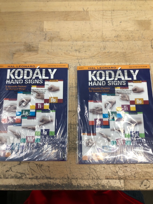 Photo 2 of 2 COPYS OF HAL LEONARD KOD LY HAND SIGNS POSTER Paperback –