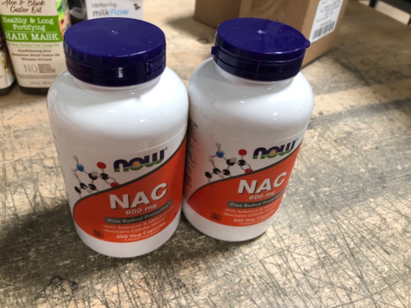 Photo 3 of  NAC, 600 mg, 250 Veg Capsules 2 BOTTLES 