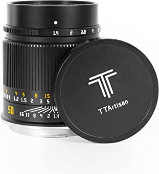 Photo 1 of TTArtisan 50mm F1.4 Full Fame Large Aperture Manual Focus Mirrorless Camera Lens Compatible with for Panasonic S1,S1R,S1H,S5/Leica SL,T,TL,TL2,CL