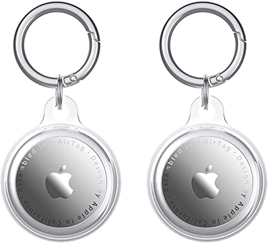 Photo 1 of 4 PACKS OF Dezem 2Pack Protect Case and Keychain for Airtag 2021