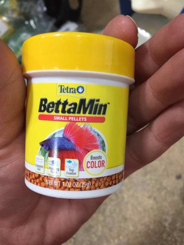 Photo 4 of **EXPIRES JULY2024** Tetra Betta Small Pellets 1.02 Ounce, Complete Nutrition Plus Color Boost SET OF 22
