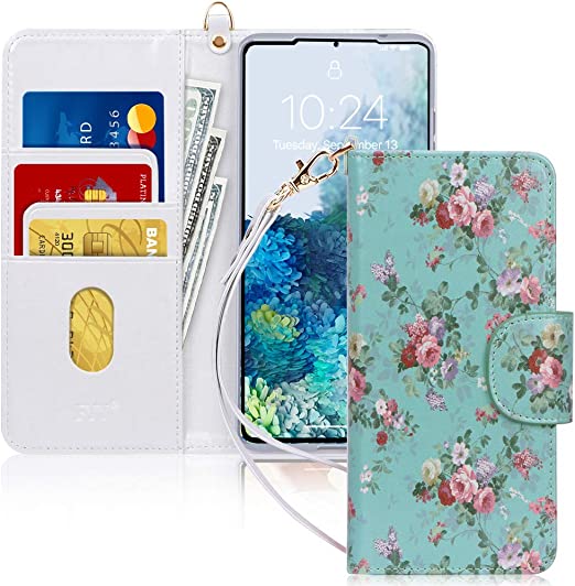 Photo 1 of 2 CASES FYY Case for Samsung Galaxy S20 5G 6.2", [Kickstand Feature] Luxury PU Leather Wallet Case Flip Folio Cover with [Card Slots] and [Note Pockets] for Galaxy S20 5G 6.2 inch Blossom