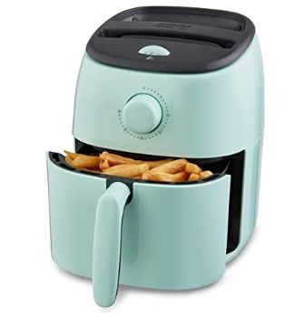 Photo 1 of DASH Tasti-Crisp™ Electric Air Fryer Oven Cooker with Temperature Control, Non-Stick Fry Basket, Recipe Guide + Auto Shut Off Feature, 1000-Watt, 2.6Qt, Aqua