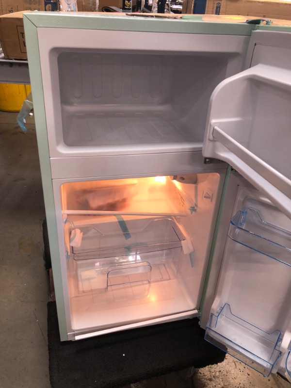 Photo 3 of ***PARTS ONLY*** Frigidaire - Retro 3.2 Cu. Ft. Mini Fridge with Top Freezer - Mint
