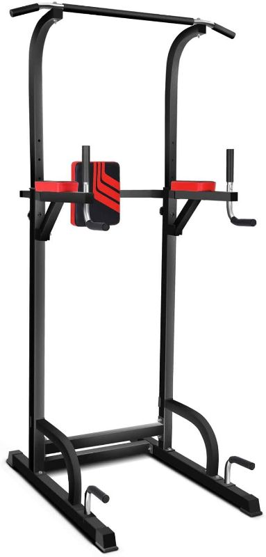 Photo 1 of *incomplete* MAGIC FIT Power Tower Dip/Pull Up Station Multi-Function Workout Equipment for Home Gym Training Fitness Exercise 8 Levels Adjustable Height *parts only* 
