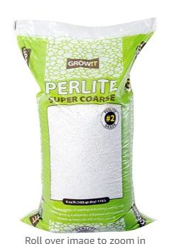 Photo 1 of GROW!T JSPERL24 - Grade #2 Perlite, Super Course, (4 Cubic Feet) Hydroponic Perlite - Better Aeration and Drainage, Derived from a Natural Source, Odorless and Lightweight, Completely Sterile