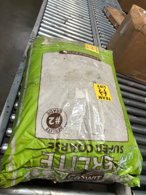 Photo 3 of GROW!T JSPERL24 - Grade #2 Perlite, Super Course, (4 Cubic Feet) Hydroponic Perlite - Better Aeration and Drainage, Derived from a Natural Source, Odorless and Lightweight, Completely Sterile