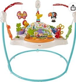 Photo 1 of Fisher-Price Animal Activity Jumperoo, Blue, One Size