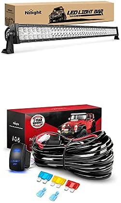 Photo 1 of Nilight LED Light Bar 42Inch 240W Spot Flood Combo Led Off Road Lights with 12V 5Pin Rocker Switch 14AWG Wiring Harness Kit-1 Lead , 2 Years Warranty
