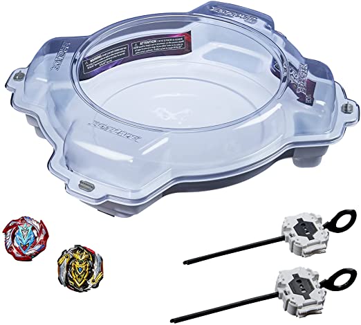 Photo 1 of BEYBLADE Burst Pro Series Elite Champions Pro Set -- Complete Battle Game Set with Beystadium, 2 Battling Top Toys and 2 Launchers
