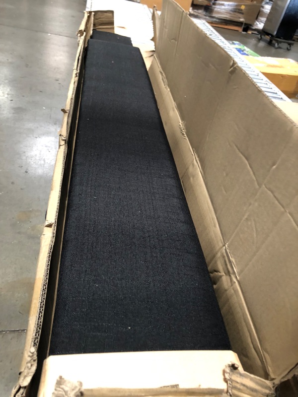 Photo 2 of *INCOMPLETE BOX 2 OF 2- Upholstered Platform Full Size Bed - 54" X 75"- BLACK