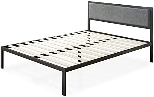 Photo 1 of *** Parts Only***    ZINUS Korey Metal Platform Bed Frame with Upholstered Headboard Queen