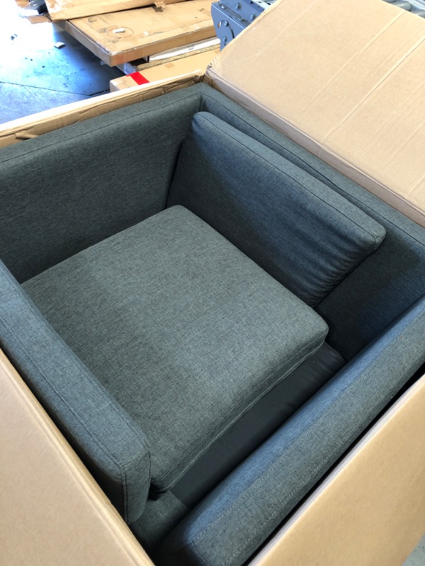 Photo 1 of Modway Chance Fabric Upholstered Armchair Multiple Colors
