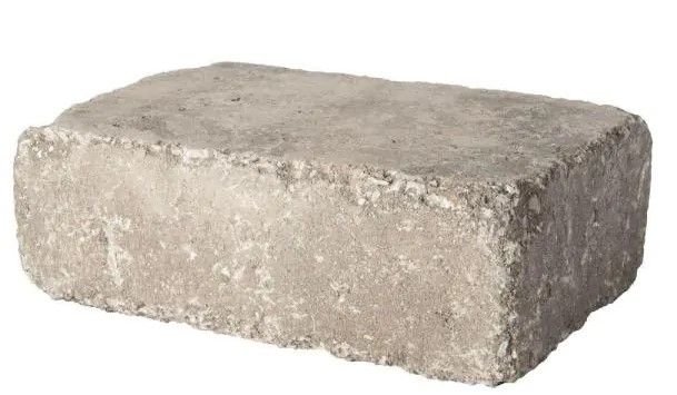 Photo 1 of (Damaged Corners) Pavestone RumbleStone Large 3.5 in. x 10.5 in. x 7 in. Greystone Concrete Garden Wall Block (96 Pcs. / 24.5 sq. ft. / Pallet)