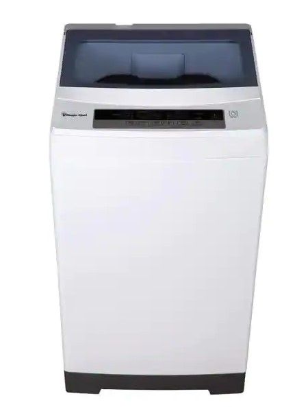 Photo 1 of Magic Chef 1.6 cu. ft. Compact White Top Load Washing Machine, Portable with Stainless Steel Tub