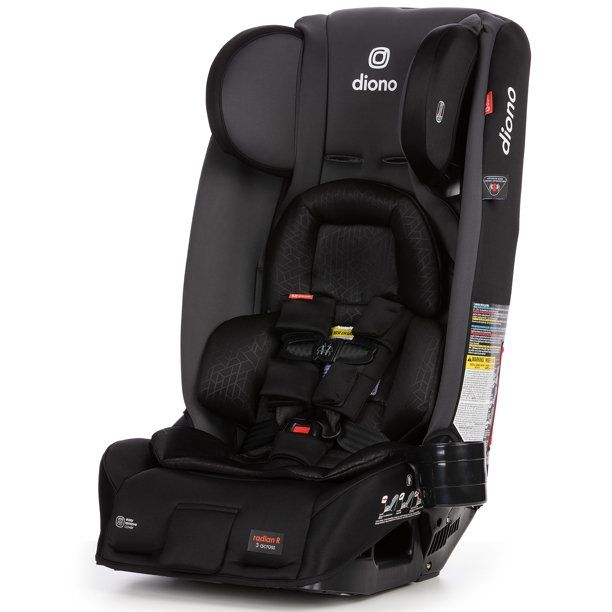 Photo 1 of Diono Radian 3RXT All-in-One Convertible Car Seat, Slim Fit 3 Across, Gray Slate
