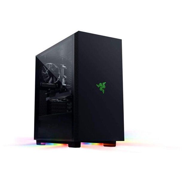 Photo 1 of Razer Tomahawk ATX - Mid Tower Desktop Gaming Chassis PC Case Tempered Glass RGB
