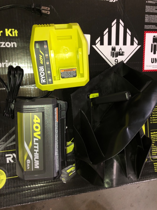 Photo 1 of RYOBI 40V HP Brushless 20 in. Cordless Electric Battery Walk Behind Self-Propelled Mower with 6.0 Ah Battery and Charger