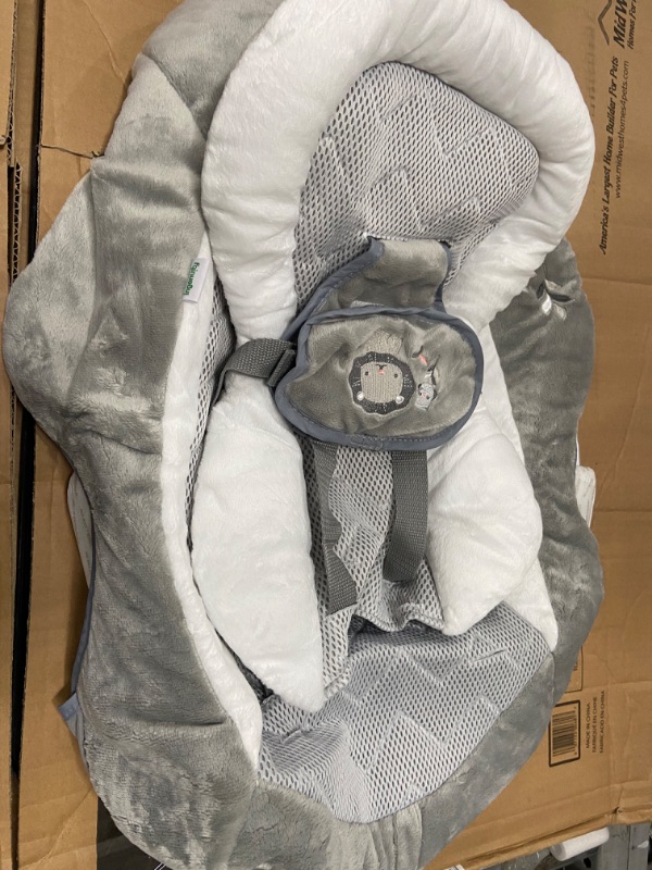 Photo 1 of Ingenuity InLighten Baby Swing - Cool Mesh Fabric, Vibrations, Swivel Infant Seat, Nature Sounds, Light Up Motorized Mobile - Braden