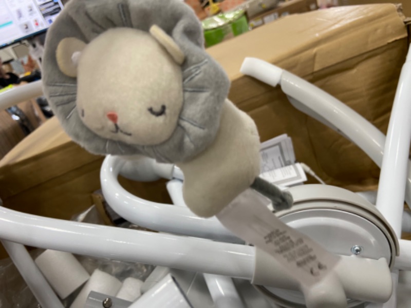 Photo 1 of Ingenuity InLighten Baby Swing - Cool Mesh Fabric, Vibrations, Swivel Infant Seat, Nature Sounds, Light Up Motorized Mobile - Braden