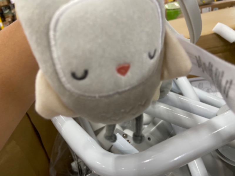 Photo 1 of Ingenuity InLighten Baby Swing - Cool Mesh Fabric, Vibrations, Swivel Infant Seat, Nature Sounds, Light Up Motorized Mobile - Braden