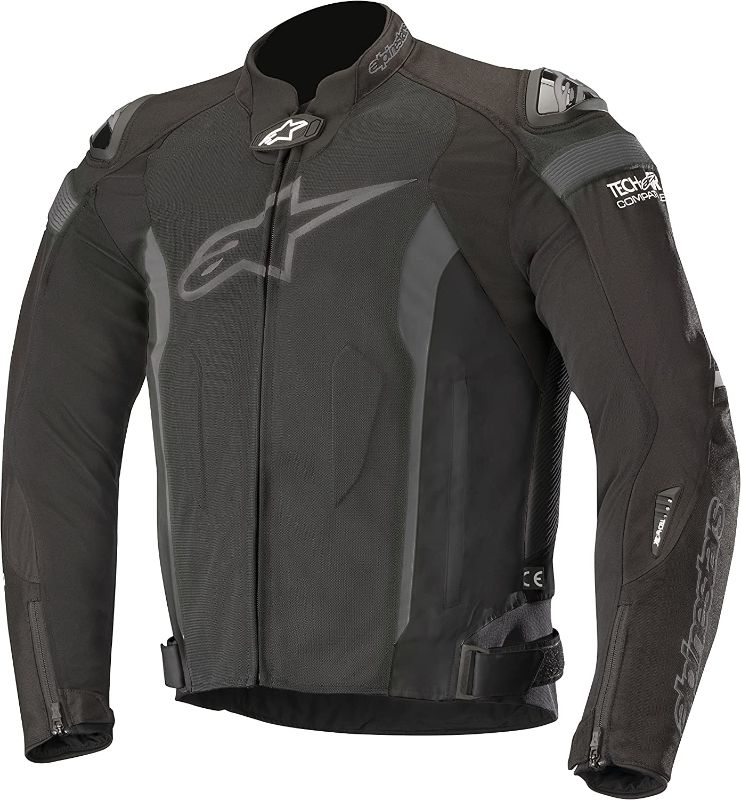 Photo 1 of Alpinestars Men's T-Missile Air Motorcycle Jacket Tech-Air Compatible, Black/Black, large
