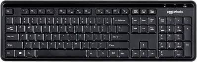 Photo 1 of Amazonbasics wireless keyboard