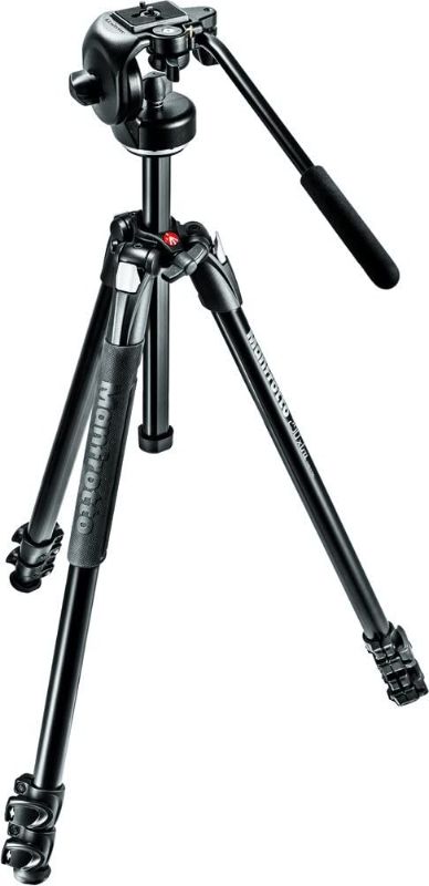 Photo 1 of 3-Section Tripod Kit with Fluid Video Head (MK290XTA3-2WUS)
