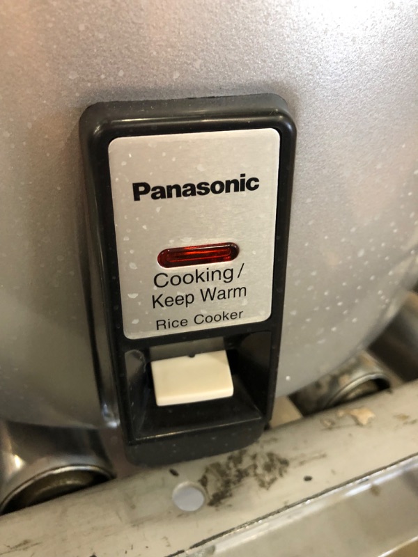 Photo 5 of Panasonic Commercial Rice Cooker, Large Capacity 46-Cup (Cooked), 23-Cup (Uncooked) with One-Touch Operation and 8-Hour Keep Warm - SR-42HZP - Silver