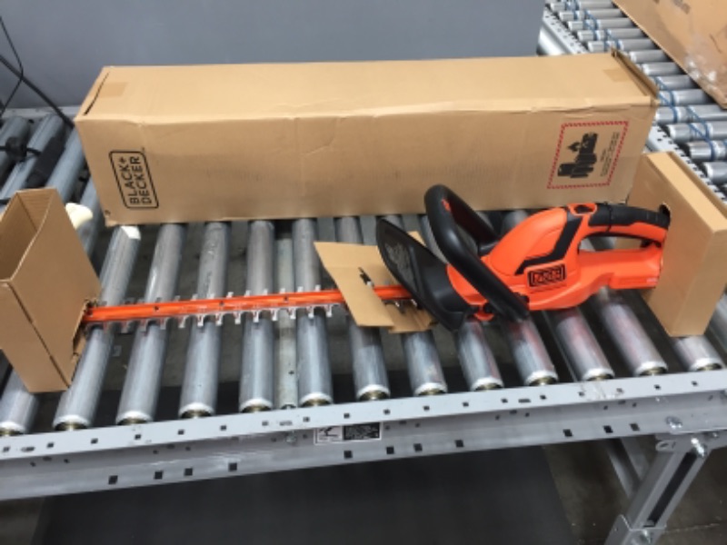 Photo 2 of 
BLACK+DECKER 20V MAX Cordless Hedge Trimmer with Extra Lithium Battery 3.0 Amp Hour 