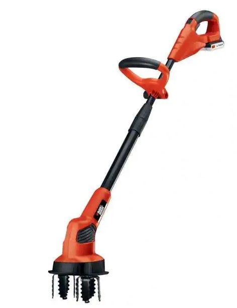 Photo 1 of BLACK+DECKER
7 in. 20-Volt MAX Lithium-Ion Cordless Garden Cultivator/Tiller with 1.5Ah Battery and Charger Included