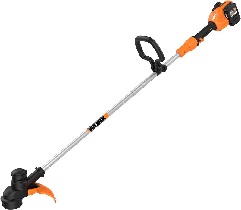 Photo 1 of  Green Worx WG183 40V 13" Cordless String Trimmer **missing batteries and charger**