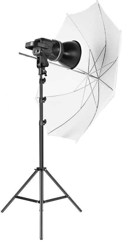 Photo 1 of GVM 80W LED Video Light, Umbrella Lighting Kit CRI97+ 5600K with Tripod Stand, Soft Umbrella, Continuous Output Lighting