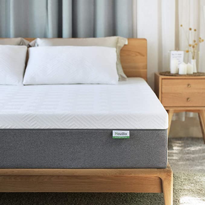 Photo 1 of ***OPEN PACKAGE*** King Mattress, Novilla 10 inch Gel Memory Foam King Size Mattress for Cool Sleep & Pressure Relief, Medium Firm Bed Mattress, Bliss