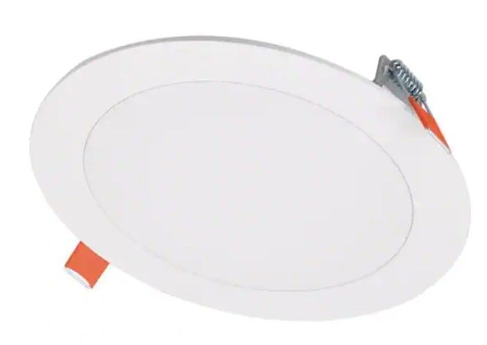 Photo 1 of HLBSL 6 in. Color Selectable New Construction or Remodel Canless Recessed Integrated LED Kit