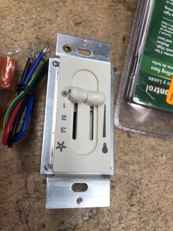Photo 1 of Hunter All-Fan 3-Speed Fan/Light Dual-Slide Ceiling Fan Switch