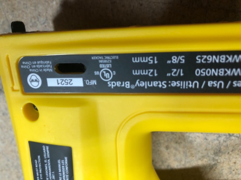 Photo 7 of Stanley
Electric Stapler and Brad Nail Gun