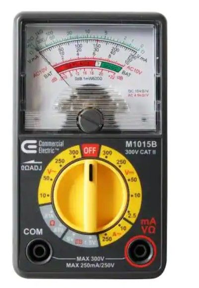 Photo 1 of Commercial Electric Analogue Multimeter