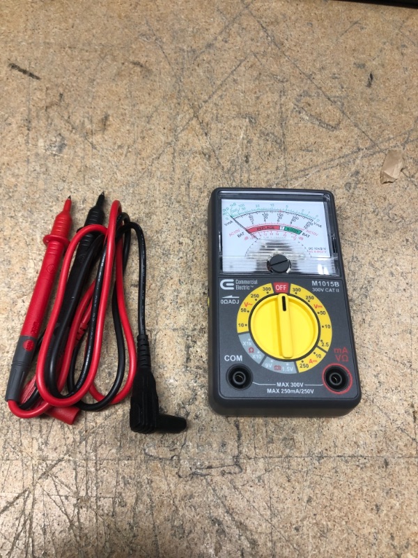 Photo 2 of Commercial Electric Analogue Multimeter