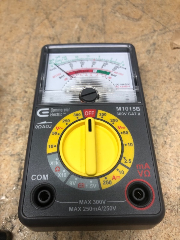 Photo 3 of Commercial Electric Analogue Multimeter