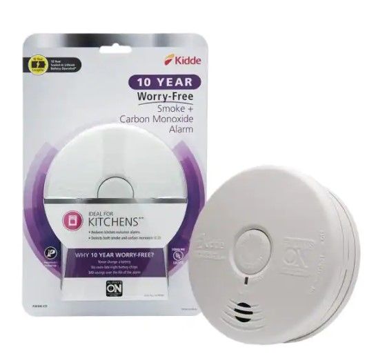 Photo 1 of 10-Year Worry Free Smoke & Carbon Monoxide Detector, Lithium Battery Powered with Photoelectric Sensor
