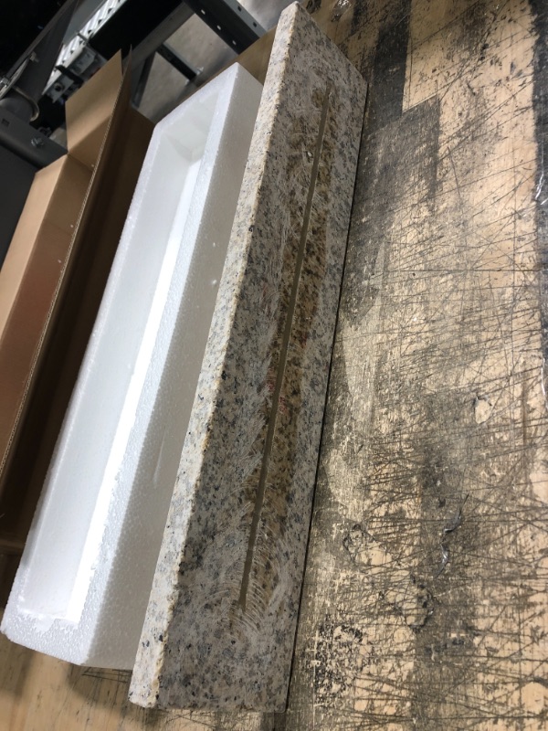 Photo 1 of 20 in. Granite Sidesplash in Beige
