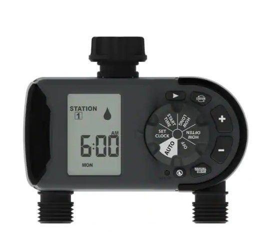 Photo 1 of 2-Outlet Hose Faucet Timer
