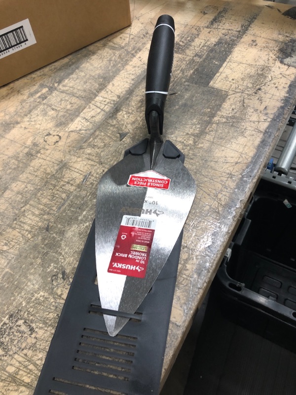 Photo 1 of 10 in. x 4-5/8 in. Pro London Brick Trowel
