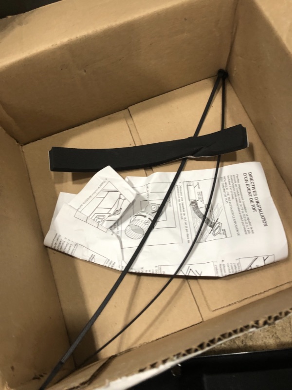 Photo 1 of Broan-NuTone
3 in. to 4 in. Roof Vent Kit for Round Duct Steel in Black