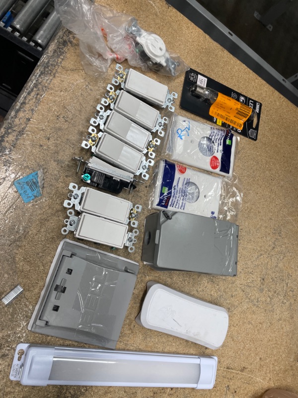 Photo 1 of  Assorted Home Depot Home Improvement Bundle; , Electrical, Garden, light switches control, Hardware/Tool Items 15 Pack 
